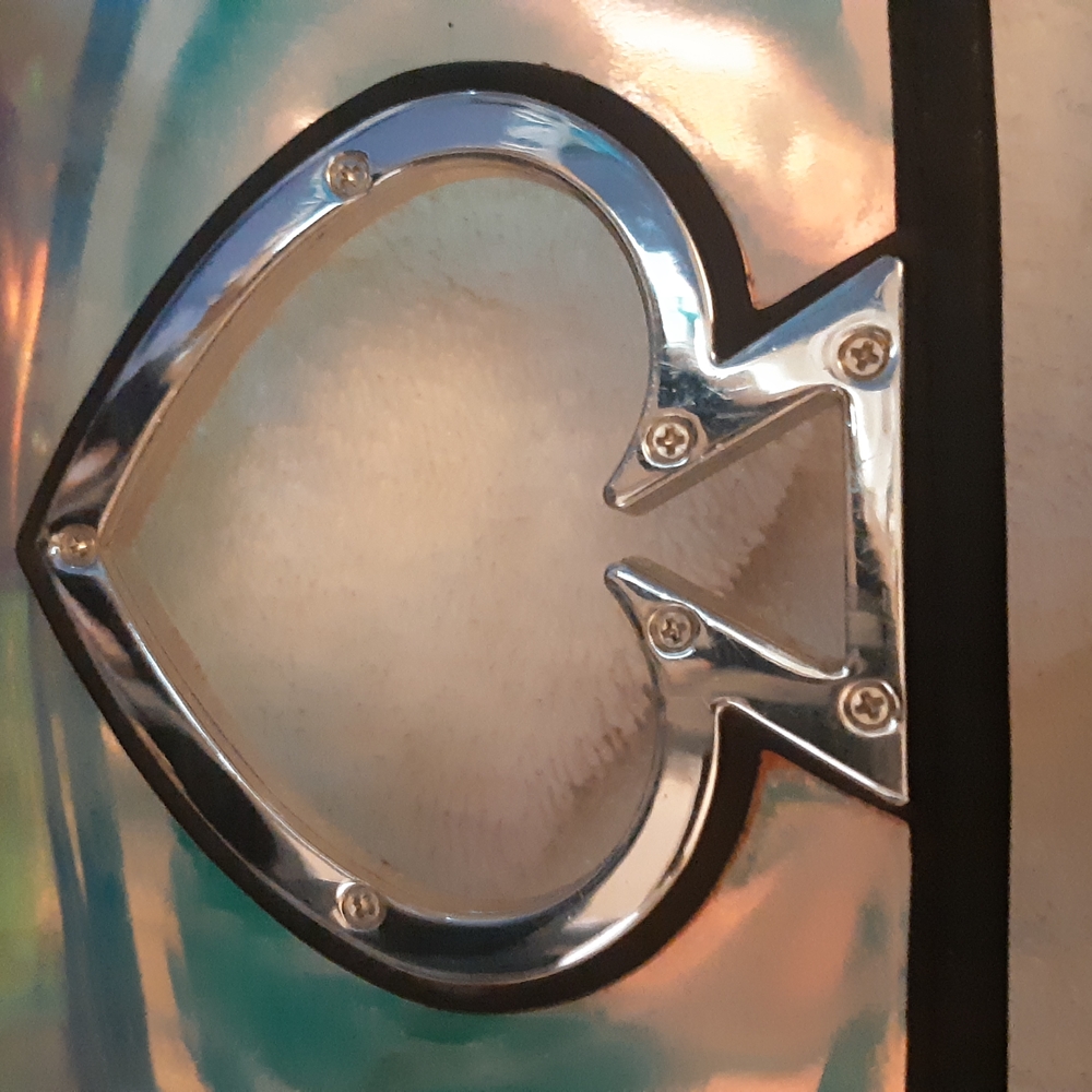 Kate Spade Iridescent Gold, Thick Chain Crossbody with Holographic Finish - Picture 4 of 7